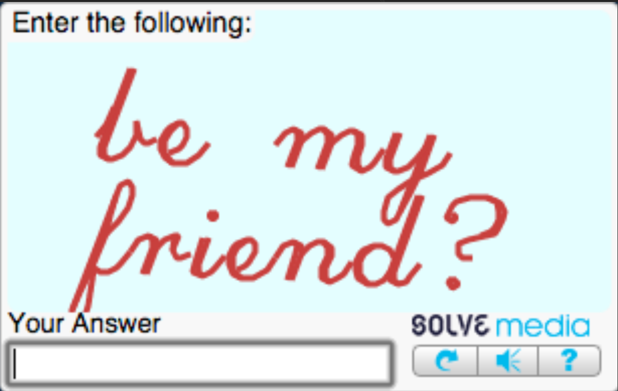 Friendly captcha