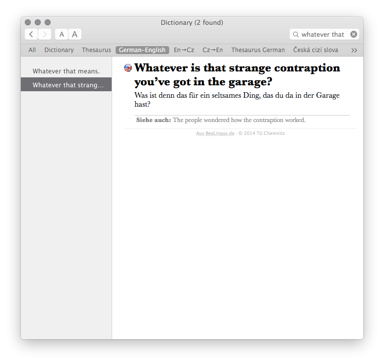 Whatver is that strange contraption you’ve got in the garage?