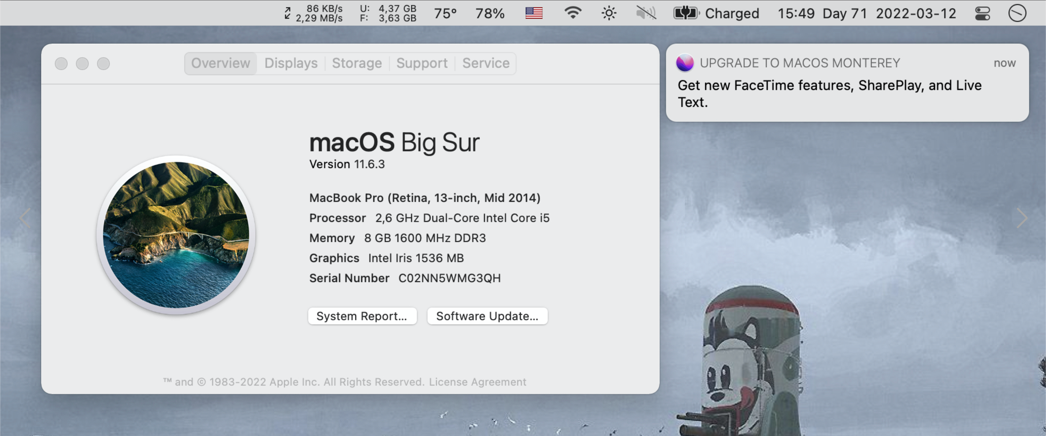 UPGRADE TO MACOS MONTEREY now