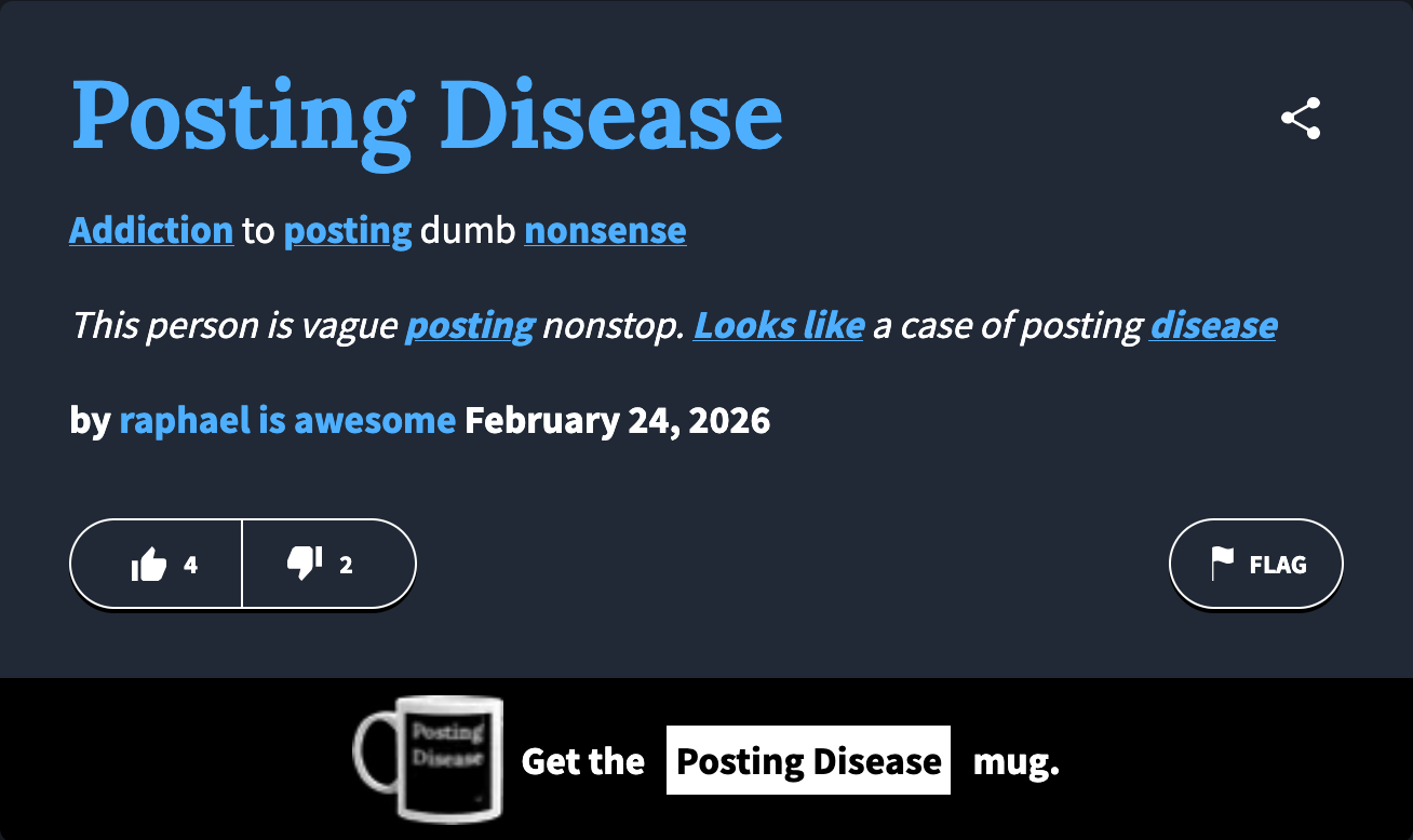 Posting Disease