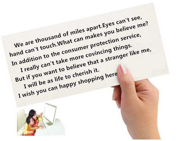 What can makes you believe me?