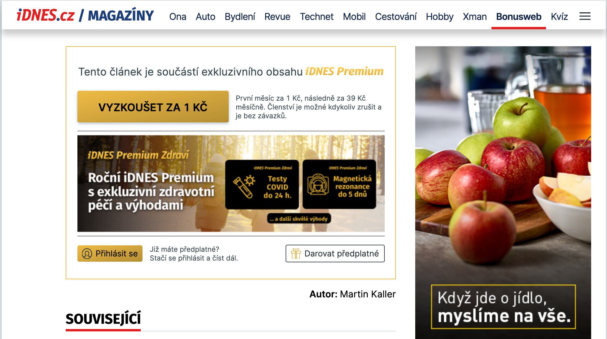 Babišovo iDNES a přednostní COVID testy