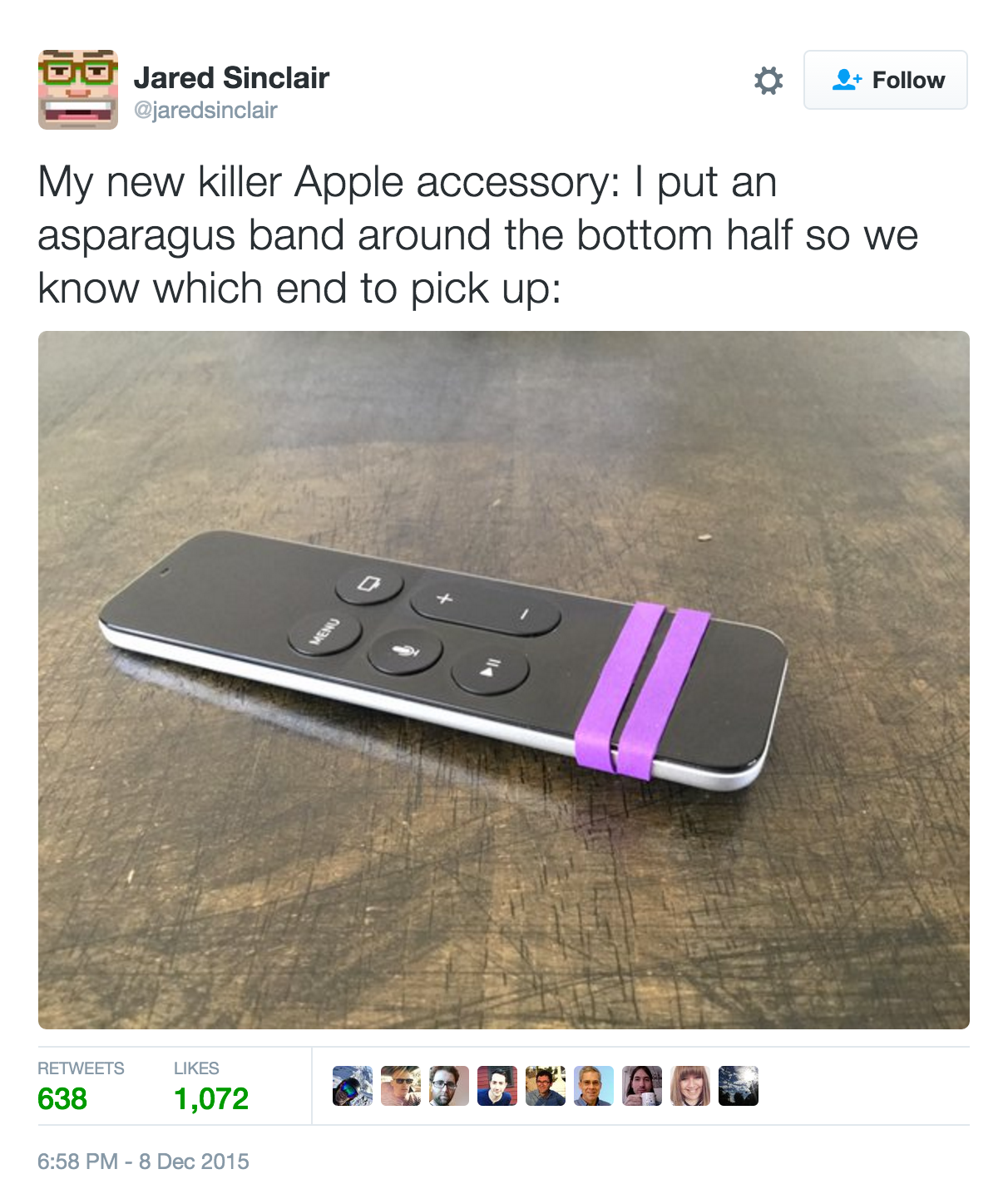 Apple Remote Ambiguity