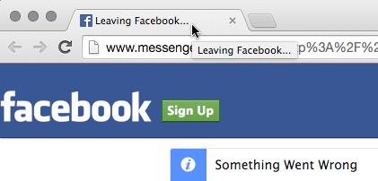 Leaving Facebook…
