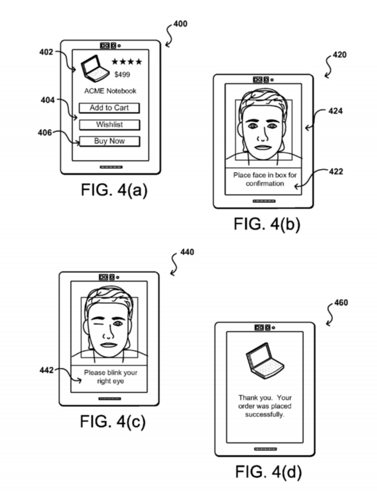 Amazon’s pay by winking feature
