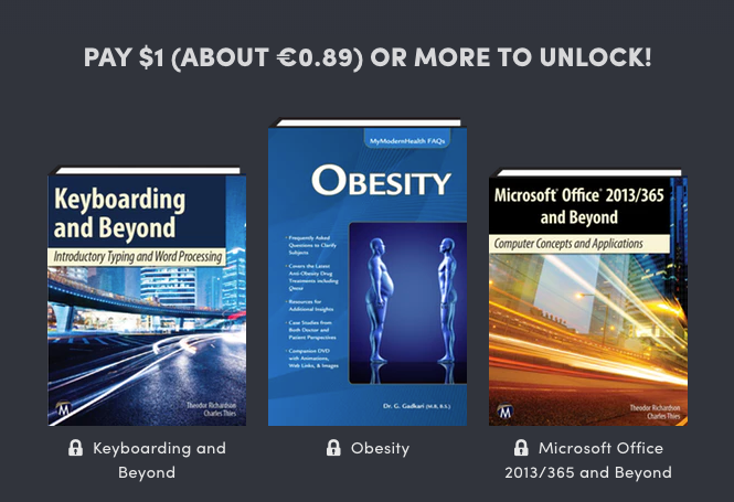 PAY $! (ABOUT €0.89) OR MORE TO UNLOCK OBESITY