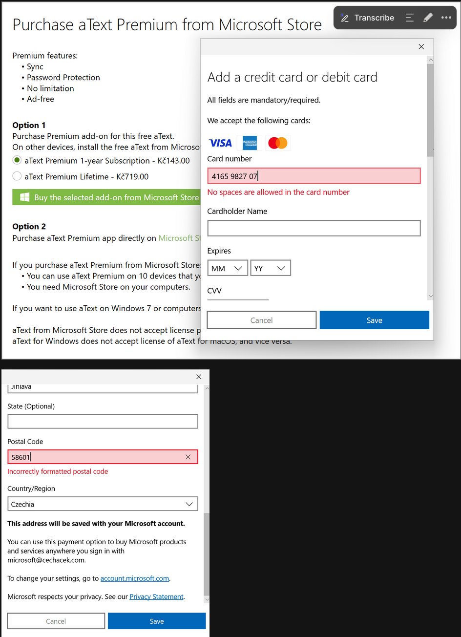 Spaces in forms are serious stuff