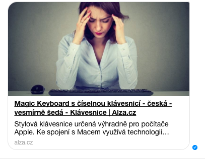 Alza.cz Magic Keyboard Ad