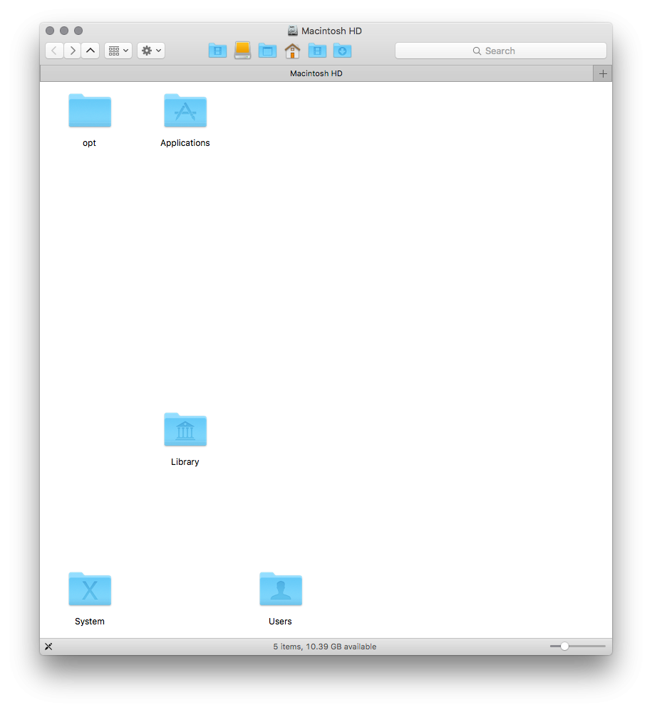 Finder folder sorting