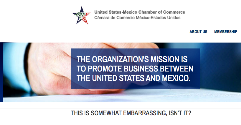 Business is somewhat embarassing