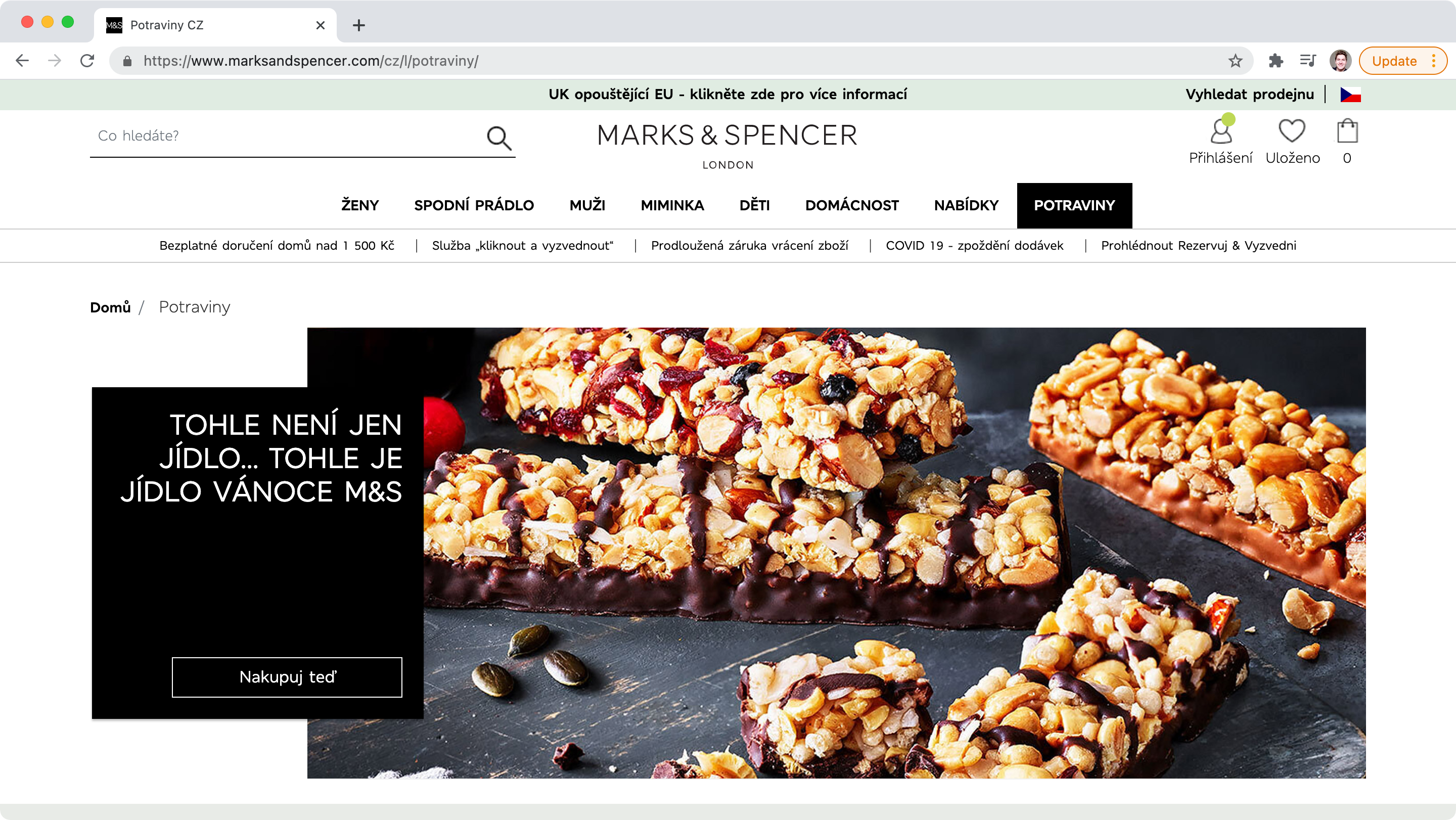 TOHLE NENÍ JEN JÍDLO… TOHLE JE JÍDLO VÁNOCE M&S