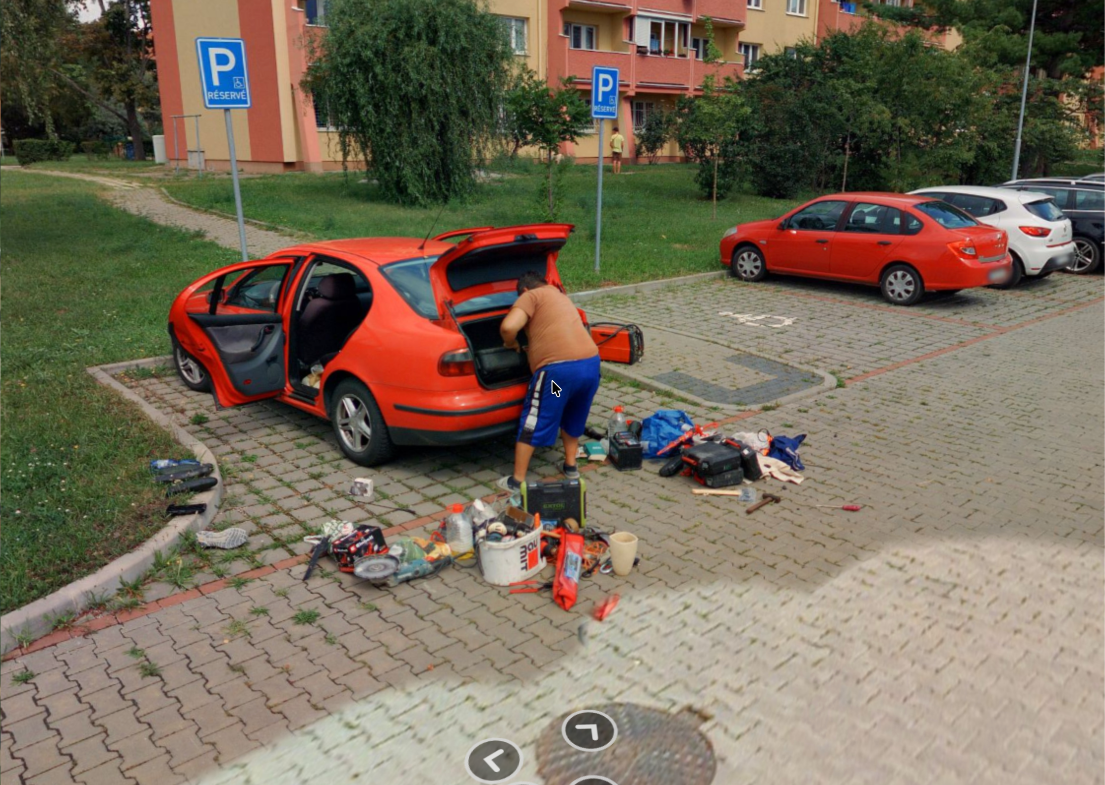 Dude Having a Fit of Cleaning Rage