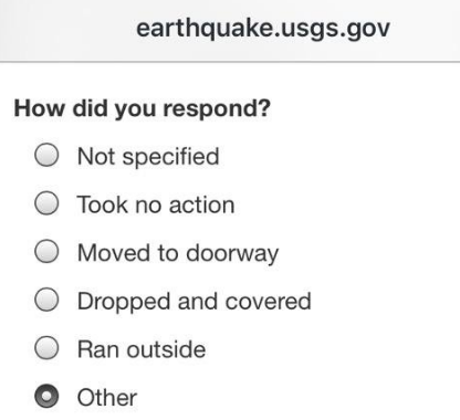 How did you respond? Took no action, definitely