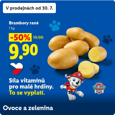 Brambory Tlapková patrola…