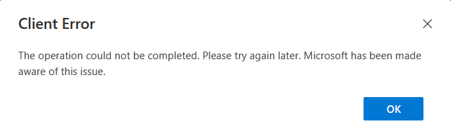 Microsoft has been made aware of this issue.