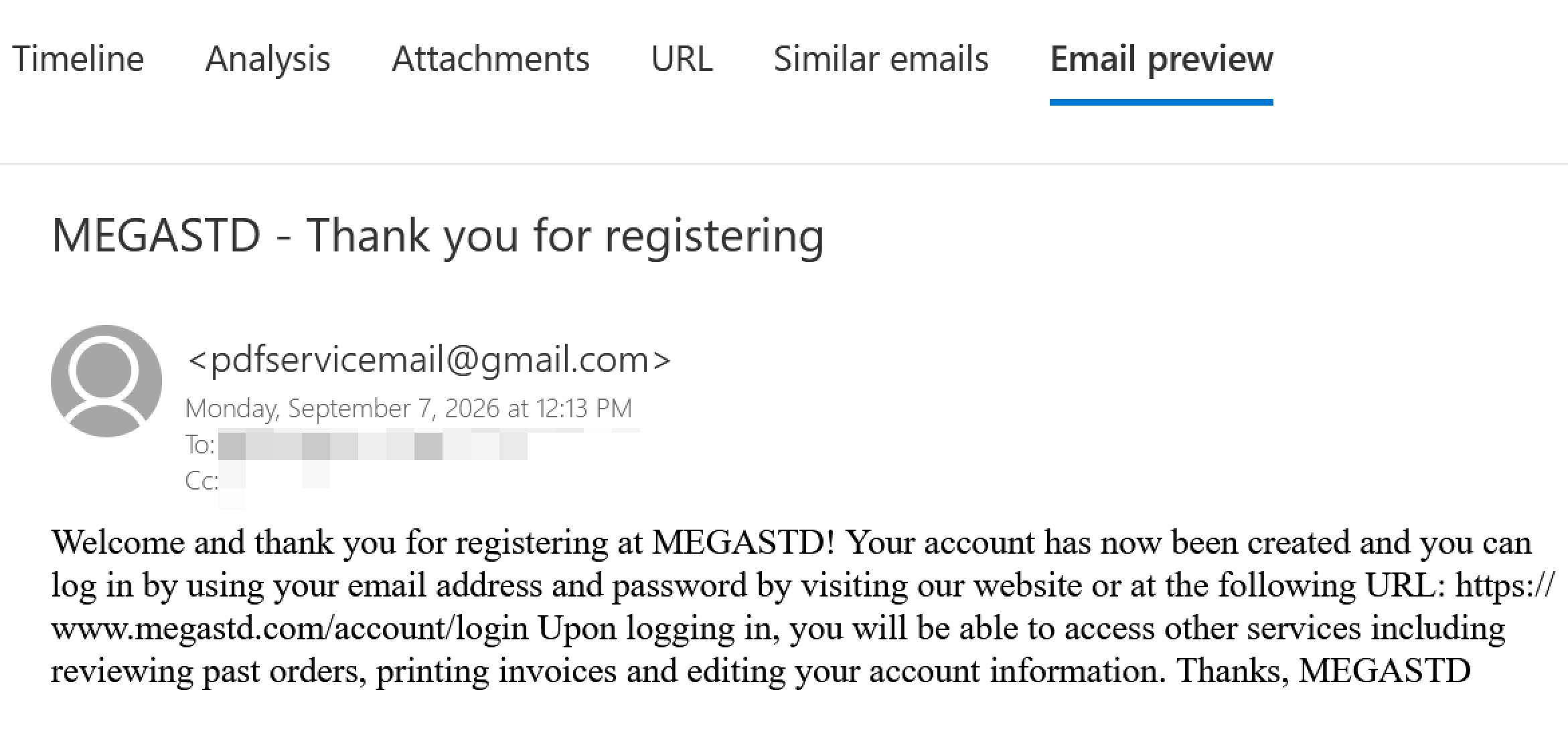 MEGASTD – Thank you for registering