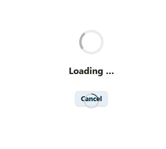 Loading ... Cancel